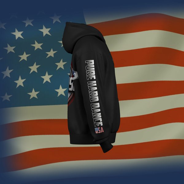USA PHD HOODIE (BLACK)