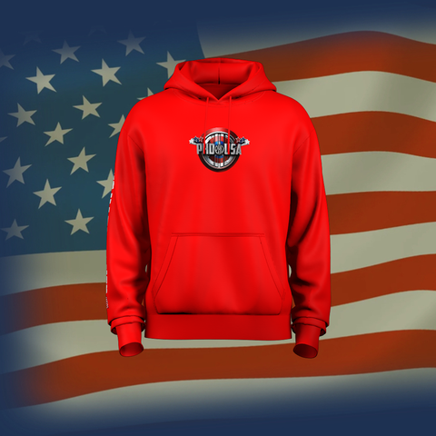 USA PHD HOODIE (RED)
